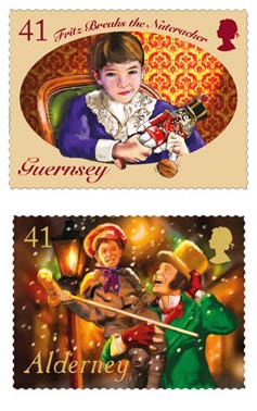 Classic Christmas tales depicted on Bailiwick Christmas stamps